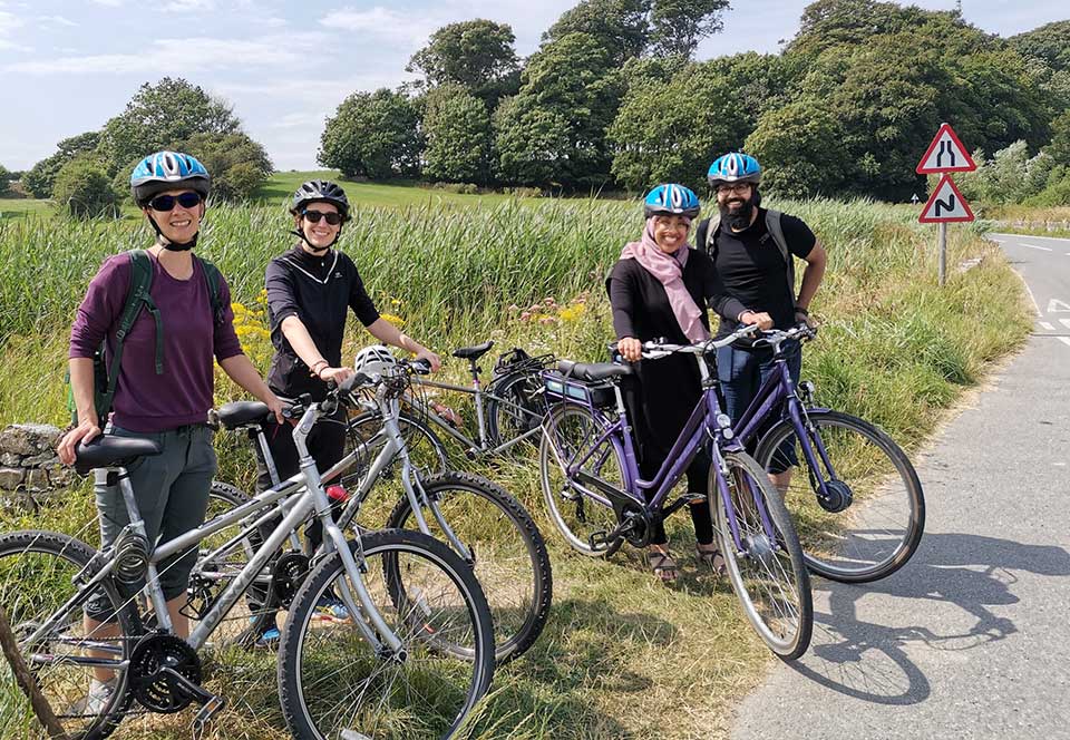 guided bike tour anglesey